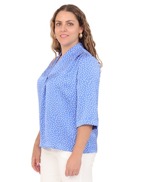 Blusa Duplan Petite manga 3/4 para mujer