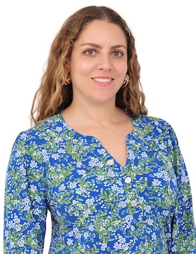 Blusa Duplan Petite manga 3/4 para mujer