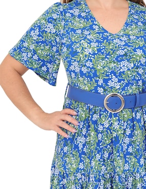 Vestido midi casual Duplan Petite Grupo Virginia para mujer