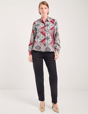 Blusa camisera Lpc manga larga para mujer