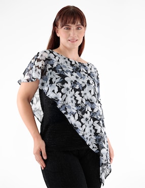 Blusa Margaret manga corta para mujer