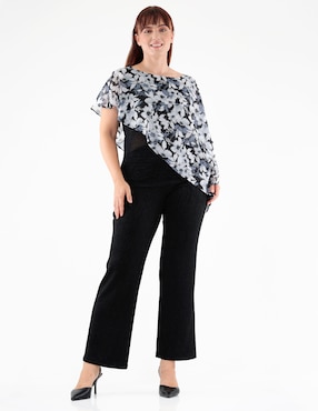 Blusa Margaret manga corta para mujer