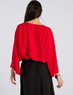 Blusa Lorenza Blau manga larga para mujer