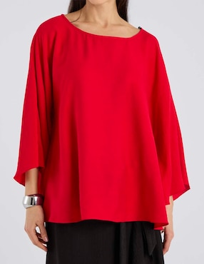 Blusa Lorenza Blau manga larga para mujer