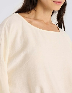 Blusa Lorenza Blau manga larga para mujer