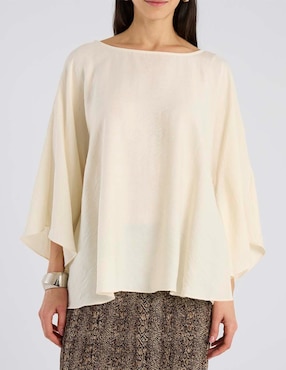 Blusa Lorenza Blau manga larga para mujer