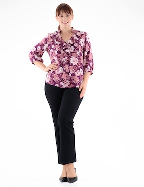 Blusa Margaret manga 3/4 para mujer