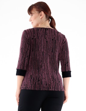 Blusa Margaret manga 3/4 para mujer