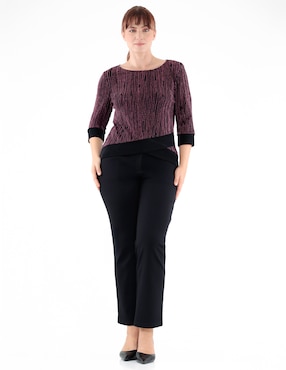 Blusa Margaret manga 3/4 para mujer