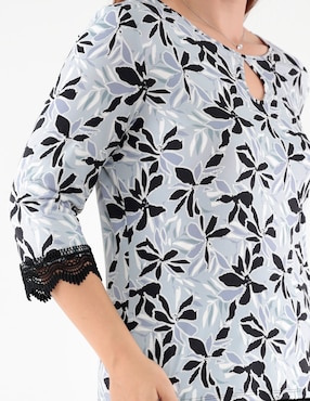 Blusa Margaret manga 3/4 para mujer