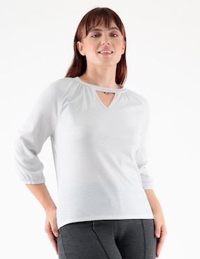 Blusa Margaret manga 3/4 para mujer