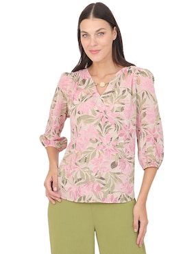 Blusa Duplan manga 3/4 para mujer