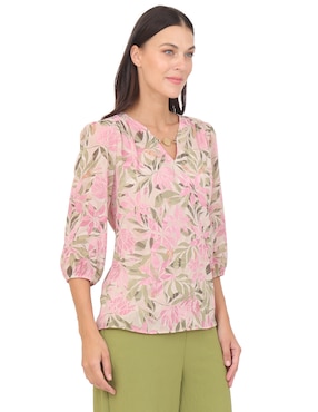 Blusa Duplan manga 3/4 para mujer