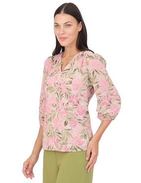 Blusa Duplan manga 3/4 para mujer