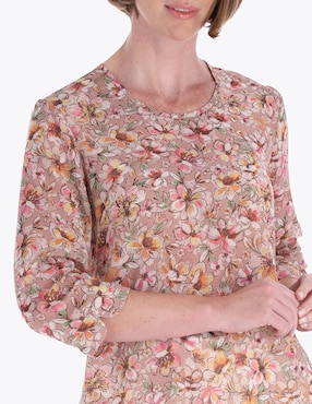 Blusa Charme manga 3/4 para mujer