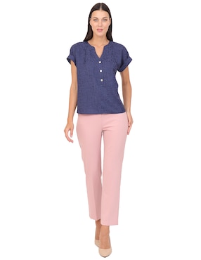 Blusa Duplan manga corta para mujer