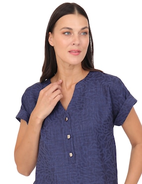 Blusa Duplan manga corta para mujer