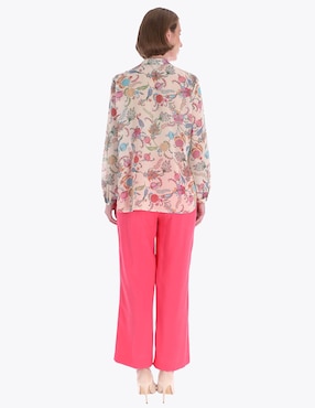 Blusa Charme manga larga para mujer