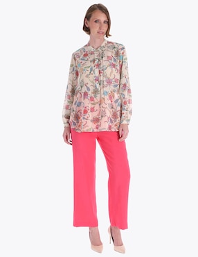 Blusa Charme manga larga para mujer