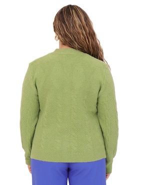 Suéter Duplan Petite cuello redondo para mujer