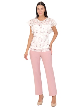 Blusa Duplan manga corta para mujer