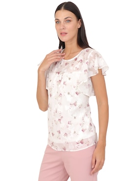 Blusa Duplan manga corta para mujer