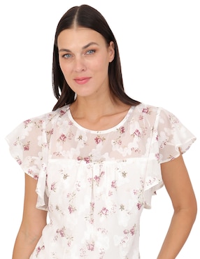 Blusa Duplan manga corta para mujer
