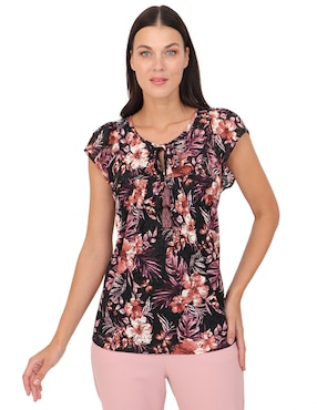 Blusa Duplan manga corta para mujer