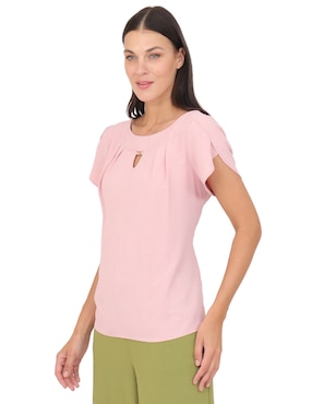 Blusa Duplan manga corta para mujer