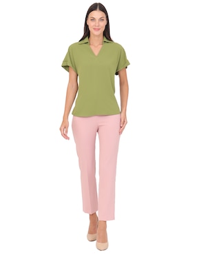 Blusa Duplan manga corta para mujer