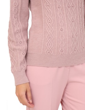 Suéter Duplan cuello redondo para mujer