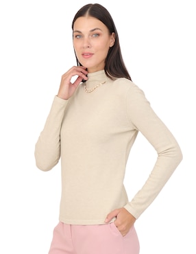 Suéter Duplan cuello alto para mujer
