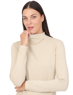 Suéter Duplan cuello alto para mujer