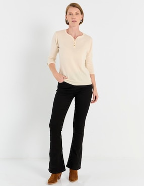Blusa Vitos manga 3/4 para mujer