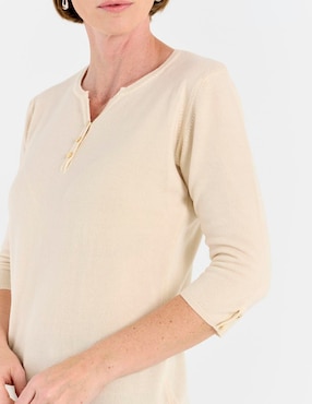 Blusa Vitos manga 3/4 para mujer