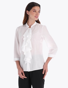 Blusa Charme manga 3/4 para mujer
