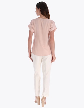 Blusa Charme manga corta para mujer