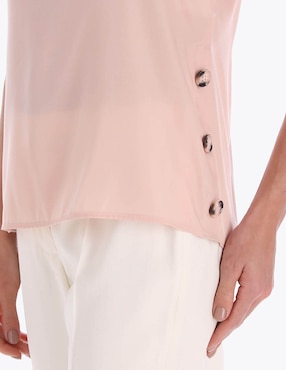 Blusa Charme manga corta para mujer