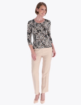 Blusa Charme manga 3/4 para mujer