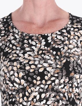 Blusa Charme manga 3/4 para mujer