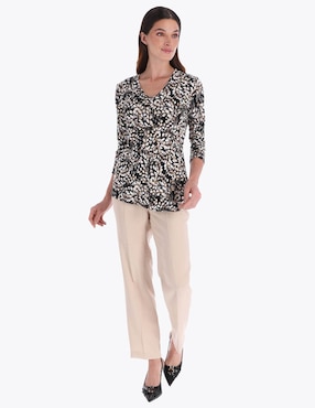 Blusa Charme manga 3/4 para mujer