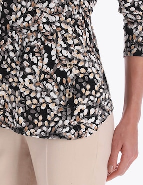 Blusa Charme manga 3/4 para mujer