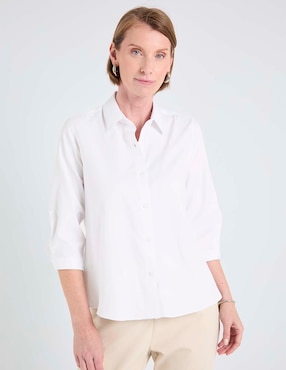 Blusa camisera Lpc manga 3/4 para mujer