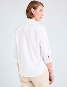 Blusa camisera Lpc manga 3/4 para mujer