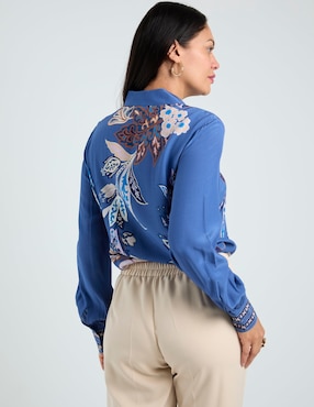 Blusa Talbots manga larga para mujer