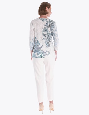 Blusa Charme manga 3/4 para mujer