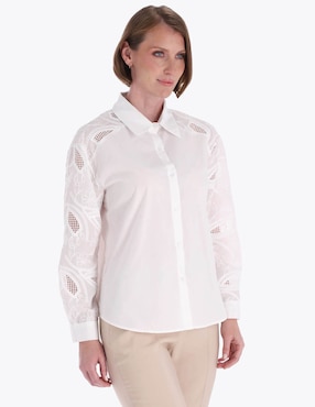 Blusa Charme manga larga para mujer