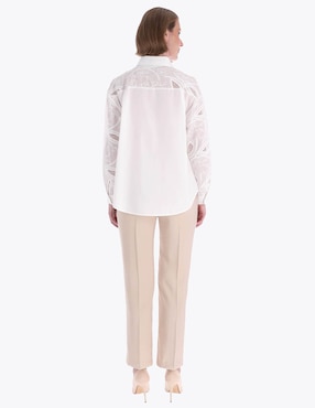 Blusa Charme manga larga para mujer