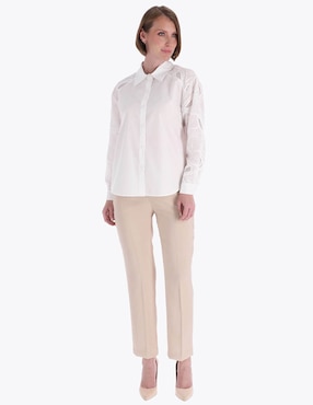 Blusa Charme manga larga para mujer