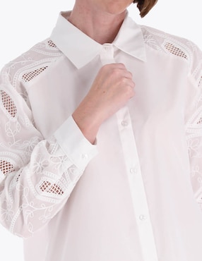 Blusa Charme manga larga para mujer